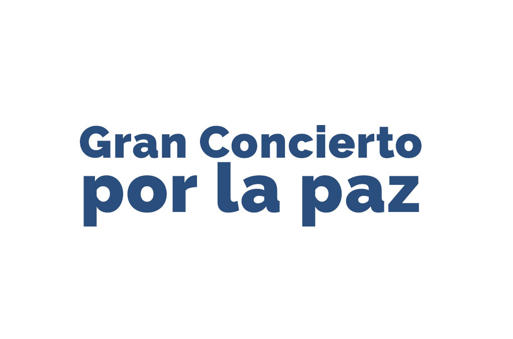 El gran concierto por la paz en Bogotá