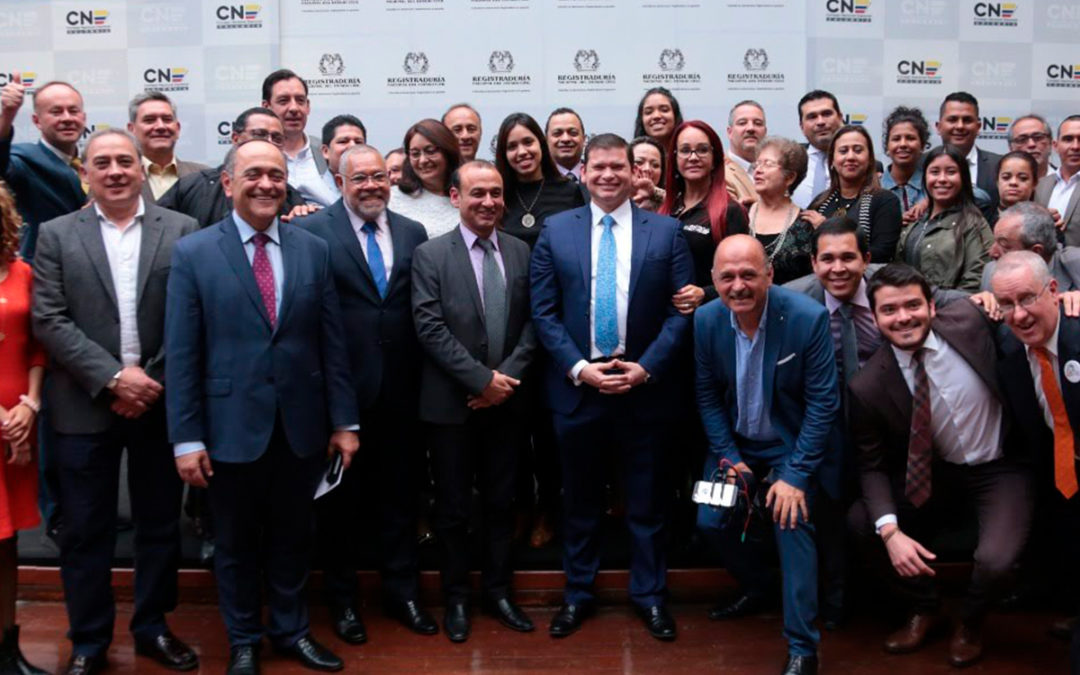 Cubrimiento De La Entrega De Credenciales A Congresistas Del Partido Colombia Justa Libres En El Consejo Nacional Electoral