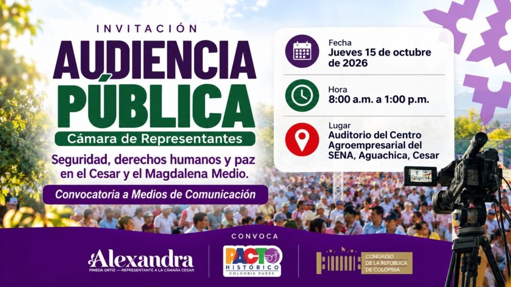 Cámara de Representantes llega este jueves al Cesar para revisar medidas de seguridad